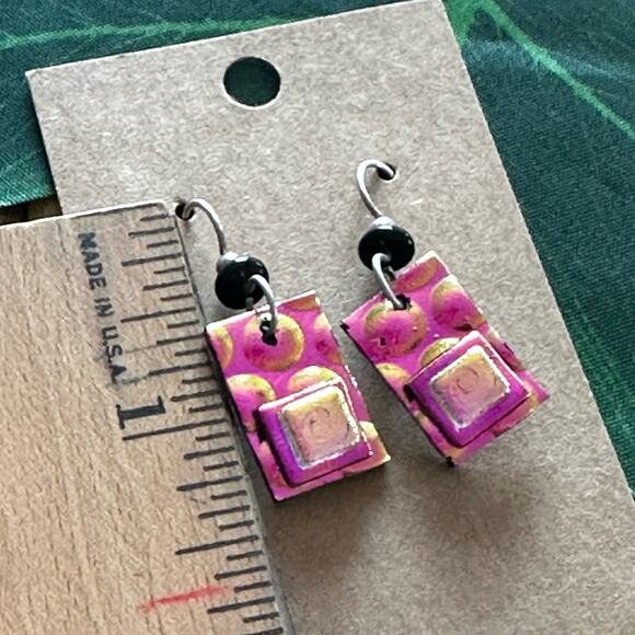 BOGO FREE GLASS ARTISIN EARRINGS - Picture 6 of 7